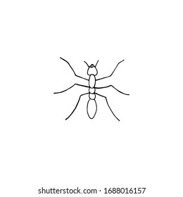 Vektorillustration, handgezeichnet, doodle Skizze einzeln auf weißem Hintergrund