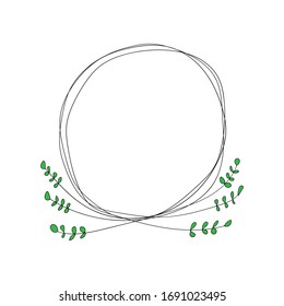 vector hand drawn doodle sketch floral flower doodle