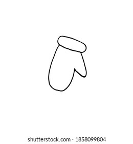 Esbozo de doodle dibujado a mano del vector aislado sobre fondo blanco