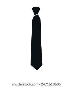 Vector hand drawn doodle sketch tie isolated on white background