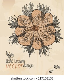 vector, hand drawn elements.