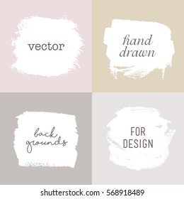 Vector hand drawn elements for design