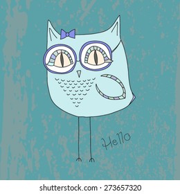 vector hand drawn fashion bird