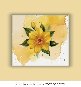 Vetor mão desenhada floral convite cartão