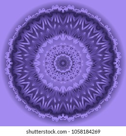 Vector hand drawn flower symbol illustration. mandala design. For fashion, design