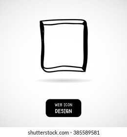 Vector Hand Drawn Frames Set, Illustration EPS10 Great For Any Use.
