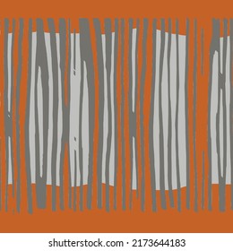 Vector hand drawn futuristic bold lines abstract block grid madras woven digital seamless texture. Modern geometric background. Monochrome repeating pattern with interlacing wavy lines for area rug