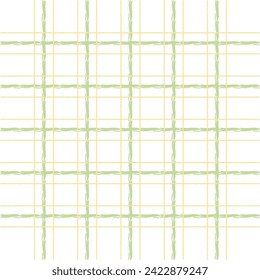 Vector hand drawn grunge checkered pattern. Doodle Plaid geometrical simple texture. Crossing lines. Abstract cute delicate pattern ideal for fabric, textile, wallpaper.