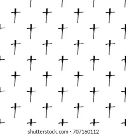 Vector Hand Drawn Grunge Seamless Pattern Stock Vector (Royalty Free ...