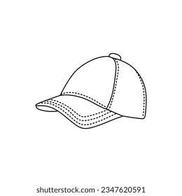 Icono del doodle dibujado a mano con el vector. Ilustración de boceto de cartón para impresión, web, móviles e infografías aisladas en fondo blanco.