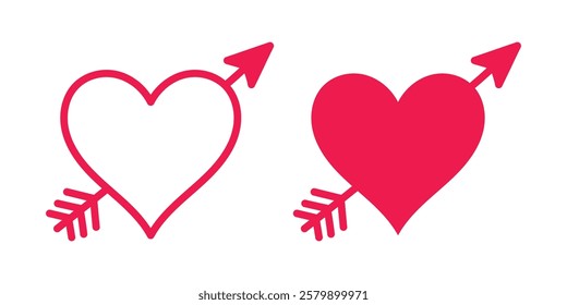 Vector Hand Drawn Heart Icons