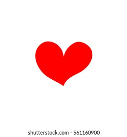 Vector hand drawn hearts set