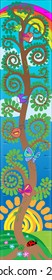 Vector hand drawn, height, length measure scale for kids and babies küçük çocuk bebek boy sıkalası boy cetveli