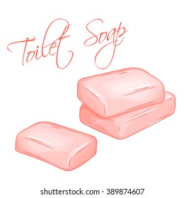 vector hand drawn illustration of isolated soap.