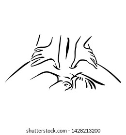 Vector hand drawn illustration