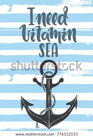 Similar – Image, Stock Photo You need an anchor in life