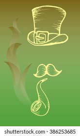 Vector hand drawn illustration for St. Patrick's day.