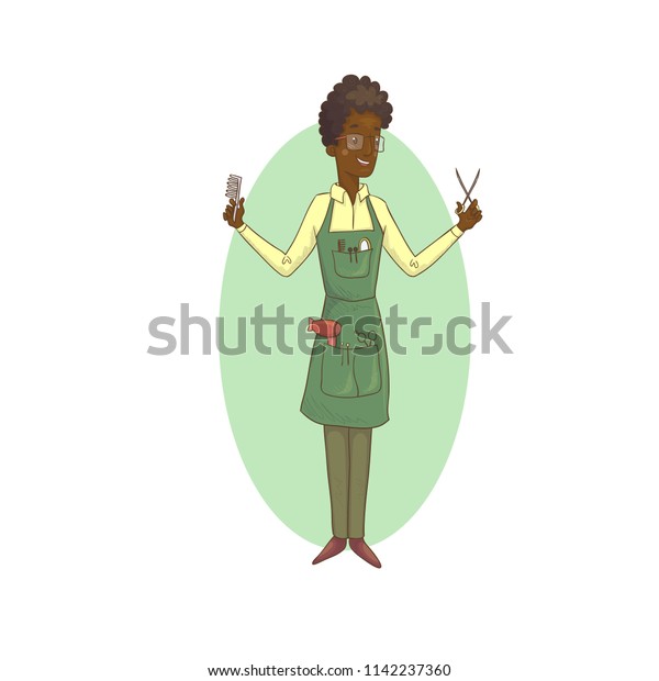 Vector Hand Drawn Illustration Stylish Cartoon Stock Vector