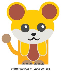 Vector hand drawn vector illustrations of set of various patches, pins, stamps or stickers with abstract funny cute comic