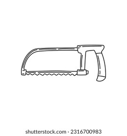 Vector hand drawn jigsaw isolated on white background