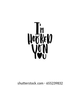 Vector hand drawn lettering design. Scrapbooking or journaling card with quotes about love. Calligraphic design usable as flyer, banner, poster, prints, tshirts or postcard.