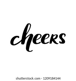 Vector hand drawn lettering phrases. Merry Christmas and Happy New Year