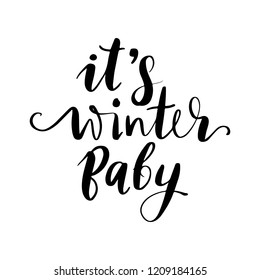 Vector hand drawn lettering phrases. Merry Christmas and Happy New Year