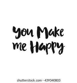 Vector hand drawn lettering poster. Vintage typography card. Romantic text.