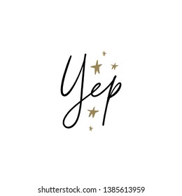 Vector hand drawn lettering text with decor elements for shopping banners, labels, decor and more. Clip art calligraphy