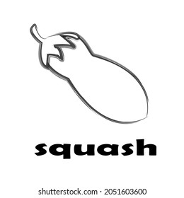 Vector hand drawn like vegetables with text