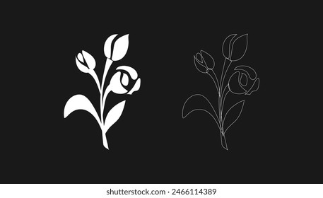 Vector dibujado a mano ilustración de arte de línea.