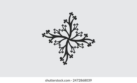 Vector dibujado a mano ilustración de arte de línea.