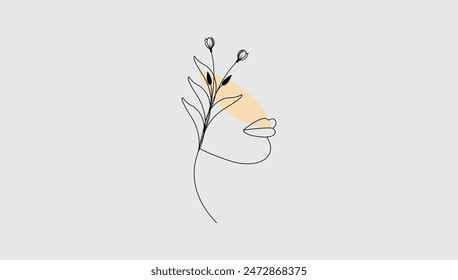 Vector dibujado a mano ilustración de arte de línea.