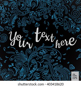 Vector hand drawn line art doodles design. use for graphic pattern textile background banner label packaging and other.