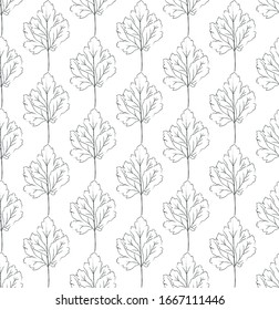 Dibujo de caracoles de la mano de los vectores con motivos florales sin soldadura con flores silvestres, plantas, ramas, hojas. Ilustración de elementos de diseño. Promoción de marca. Ver