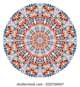 Vector hand drawn Mandala art. Decorative sixties pattern. Asian, Islam, Indian, Arabic, Turkish, Aztec elements. Coloring page template for background, invitation, birthday, wedding cards