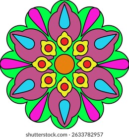 Vector  Hand drawn mandala background black and white
