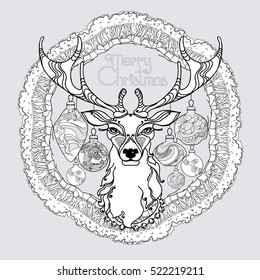 Download Mandala Deer Images, Stock Photos & Vectors | Shutterstock