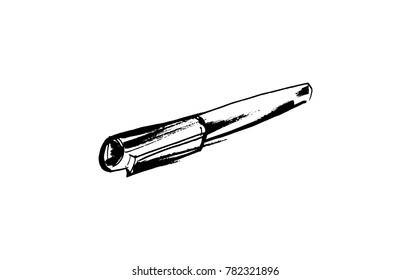 vector hand drawn marker