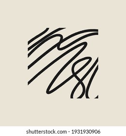 Ilustración minimalista dibujada a mano por vectores. Obra de arte creativa y colorida con trazo texturizado. Plantilla para tarjeta, afiche, banner, imprimir para camiseta, pin, insignia, parche.