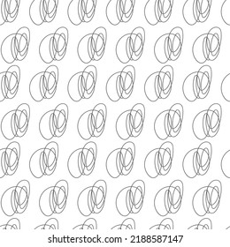Vector. Hand drawn monochrome grey, black and white seamless pattern. Hatching. Abstract vector texture from strokes in grunge style. Backgrounds with ink, felt-tip pen, brush, ink.