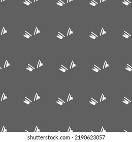 Vector. Hand drawn monochrome grey, black and white seamless pattern. Hatching. Abstract vector texture from strokes in grunge style. Backgrounds with ink, felt-tip pen, brush, ink.