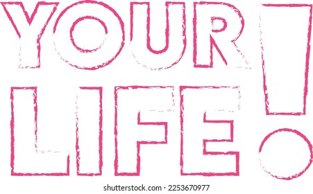 Vector hand drawn motivation lettering phrase in modern calligraphy style. inspiration slogan for prints