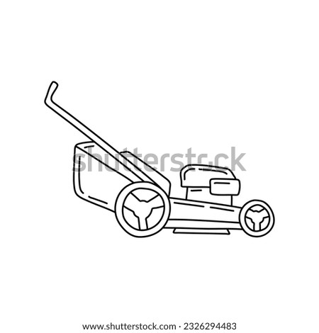 Vector hand drawn mover outline doodle icon. Mover sketch illustration for print, web, mobile and infographics isolated on white background