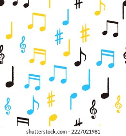 6,907 Music Notes Seamless Print Images, Stock Photos & Vectors ...