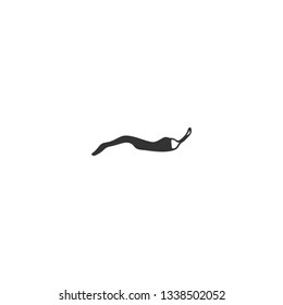 Vector hand drawn object. Kitchen logo element, chili pepper. Isolated symbol for business branding and identity, for cooking classes, food blogs and websites. Food theme.