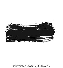 Vector hand drawn paint brush. grunge background.