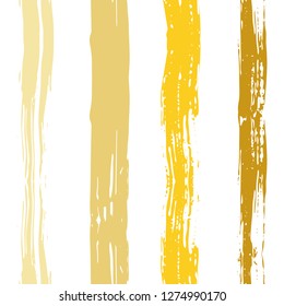 Vector hand drawn paint stripe seamless pattern. Vector striped graphic background. Ink brush strokes. Grunge stripes, trendy hipster paintbrush line. Texture lines backdrop