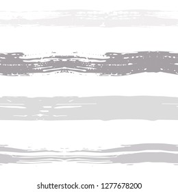 Vector hand drawn paint stripe seamless pattern. Vector striped graphic background. Ink brush strokes. Grunge stripes, trendy hipster paintbrush line. Texture lines backdrop