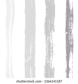 Vector hand drawn paint stripe seamless pattern. Vector striped graphic background. Ink brush strokes. Grunge stripes, trendy hipster paintbrush line. Texture lines backdrop
